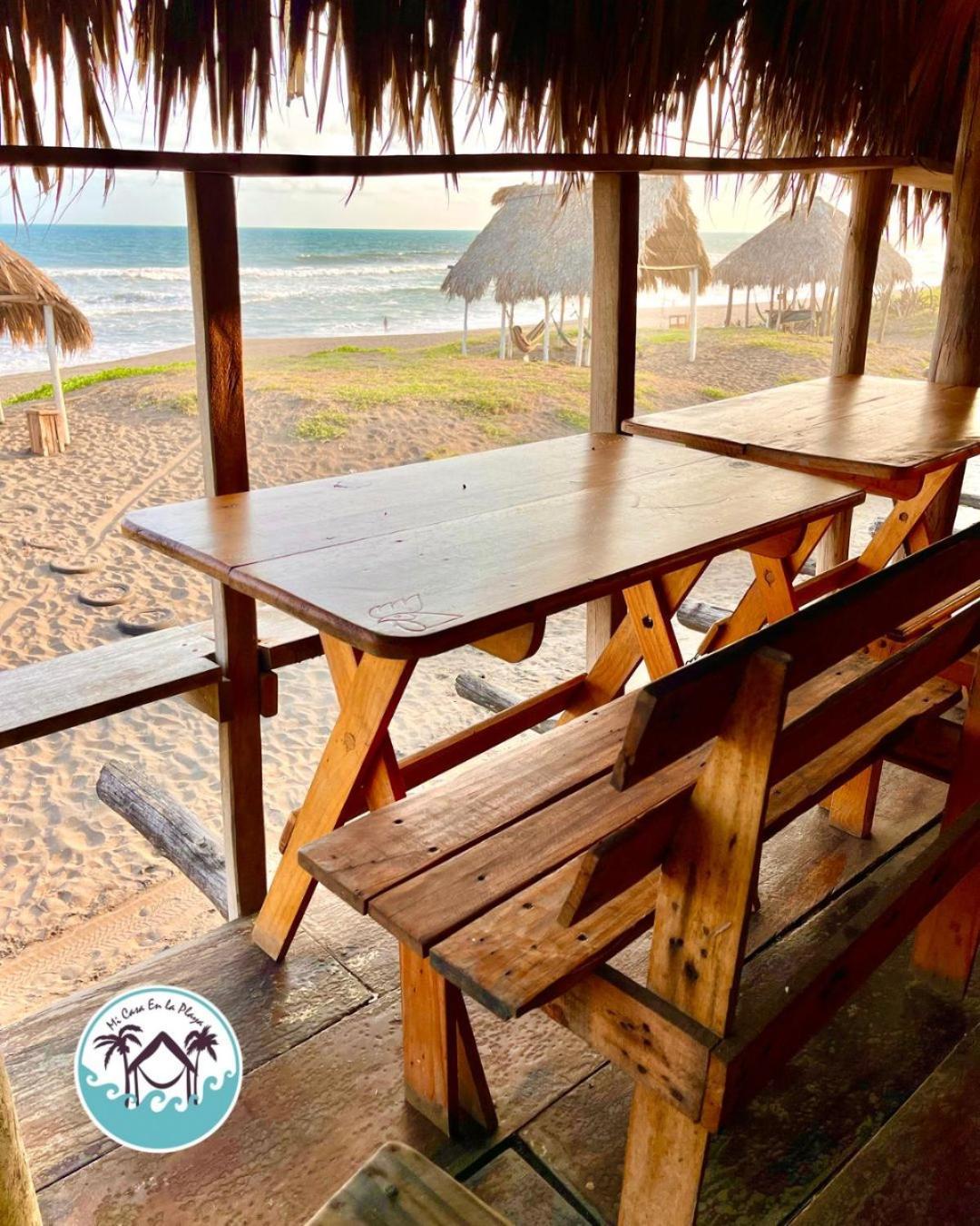 مبيت وإفطار Escuintla Mi Casa En La Playa المظهر الخارجي الصورة
